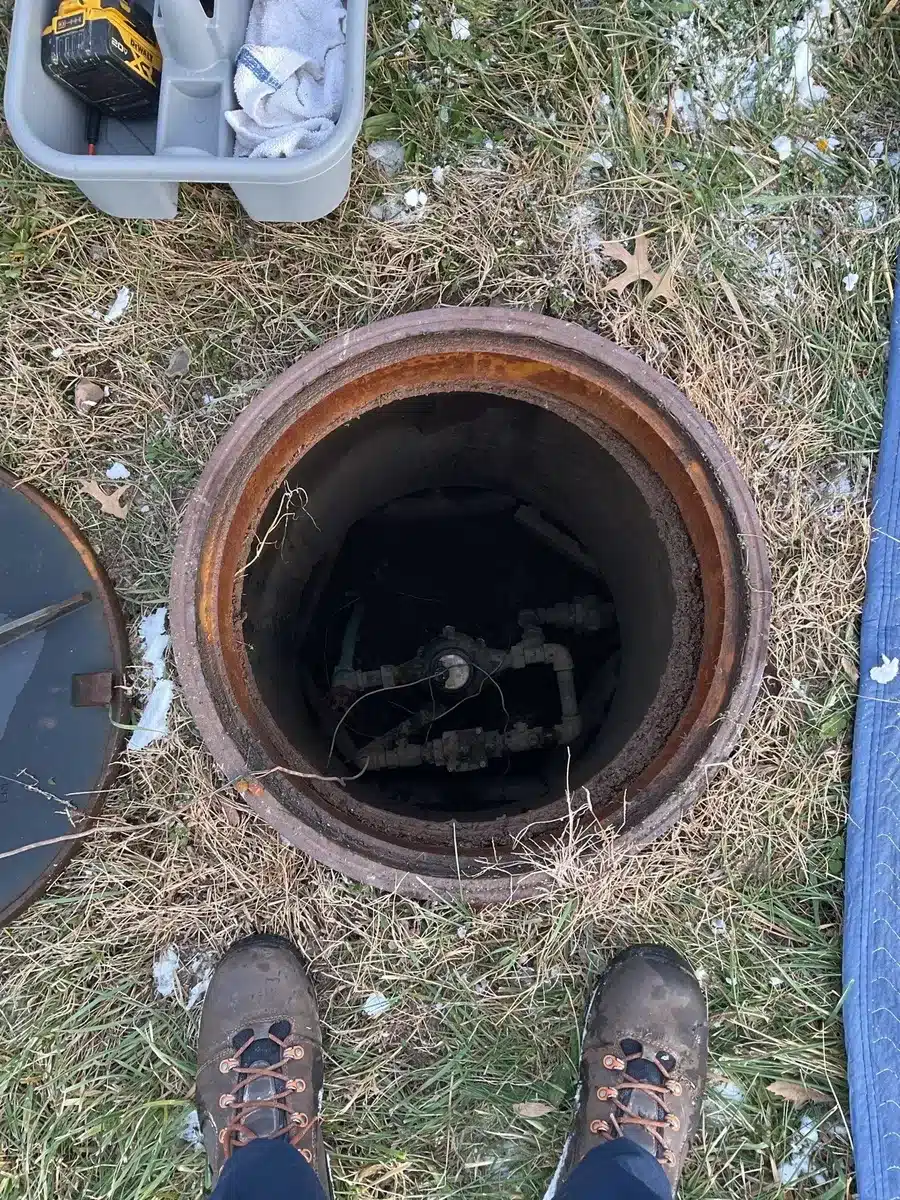 Residential sewer cleanout access pipe for drain service in Pittsburgh, PA