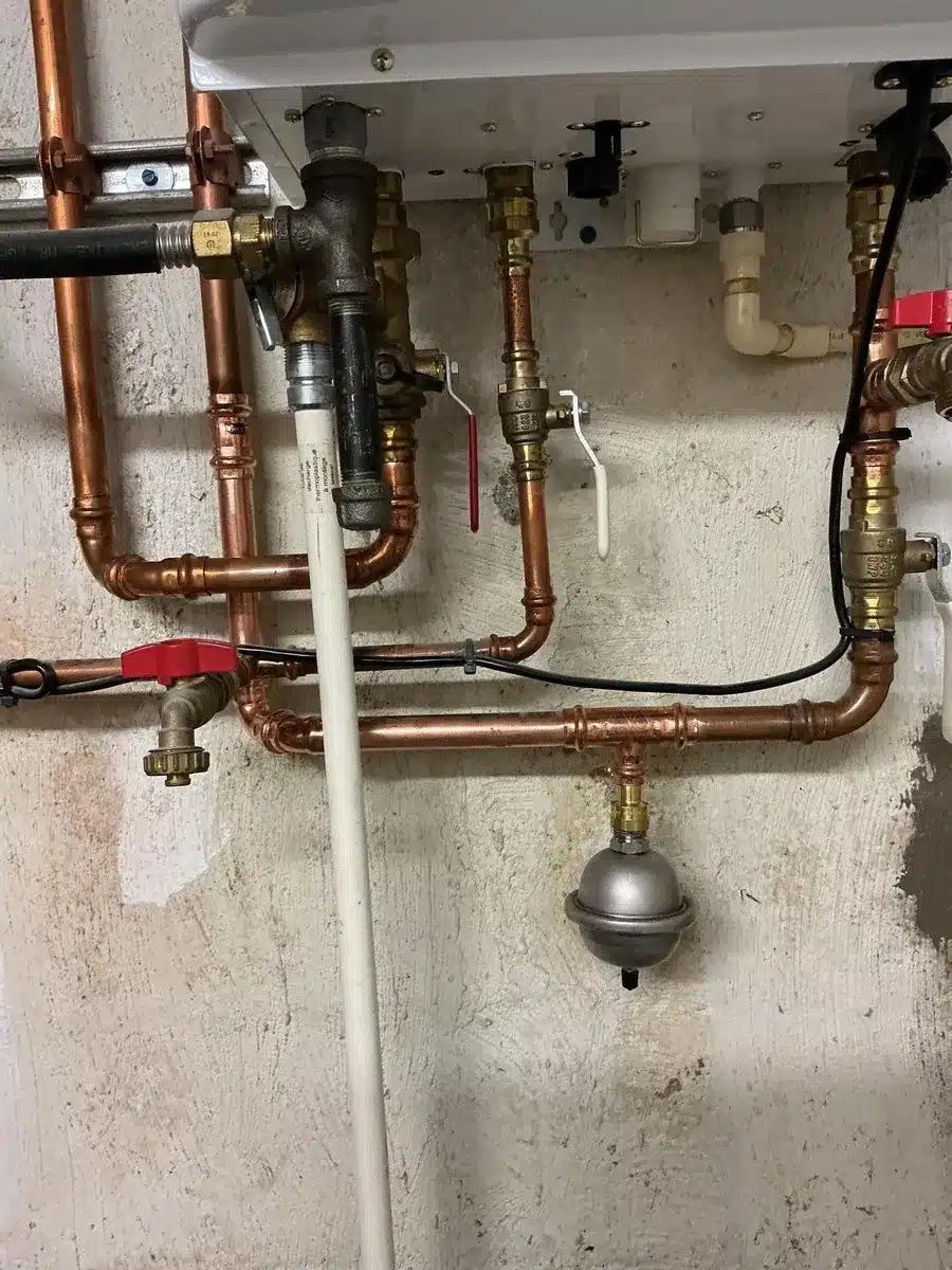 Basement plumbing manifold and water line installation in Pittsburgh, PA