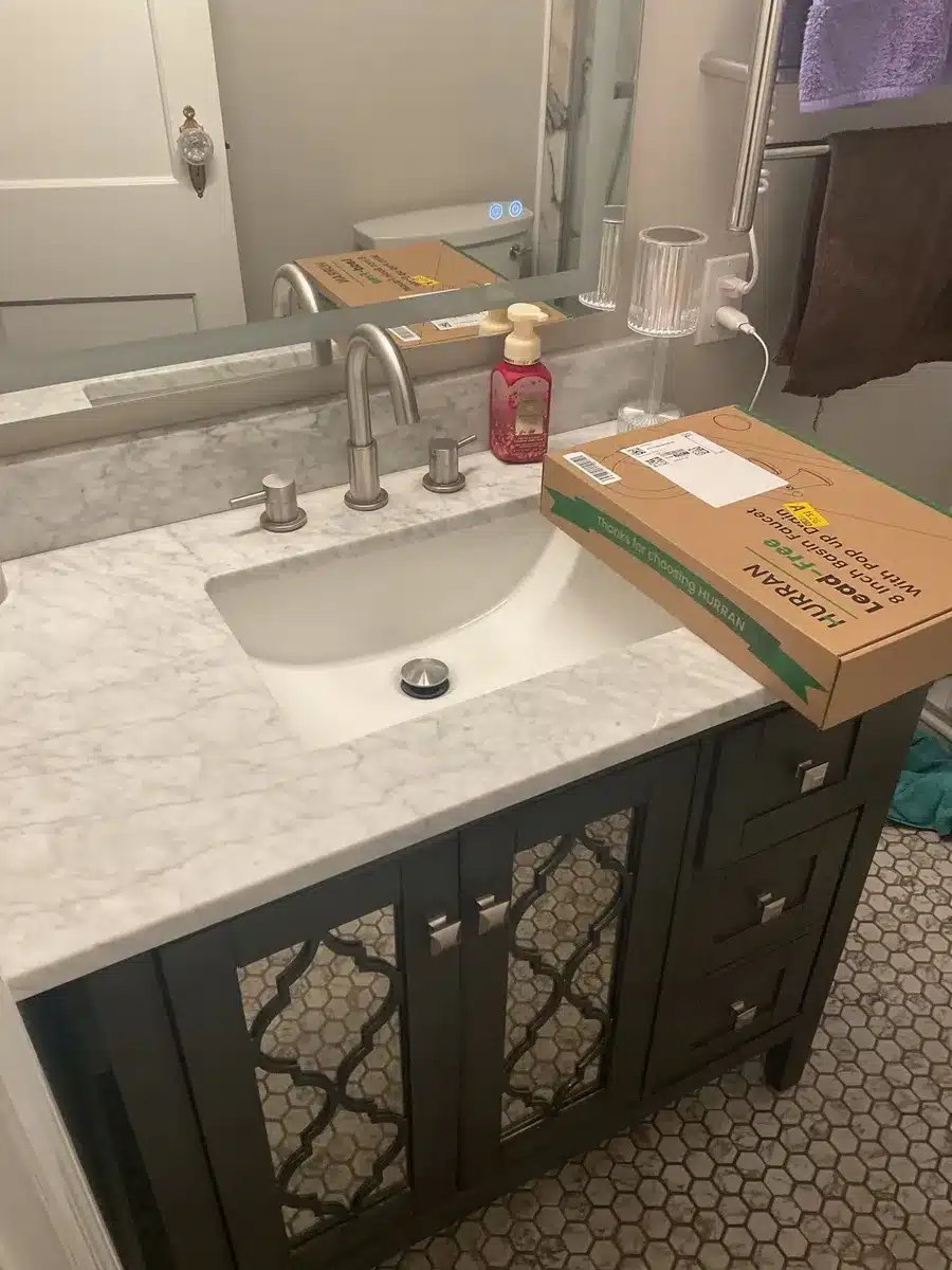 Bathroom sink faucet replacement in Pittsburgh, PA