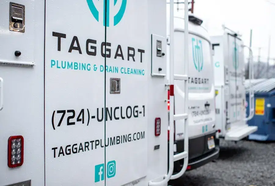 Taggart fleet trucks in Pittsburg, PA.
