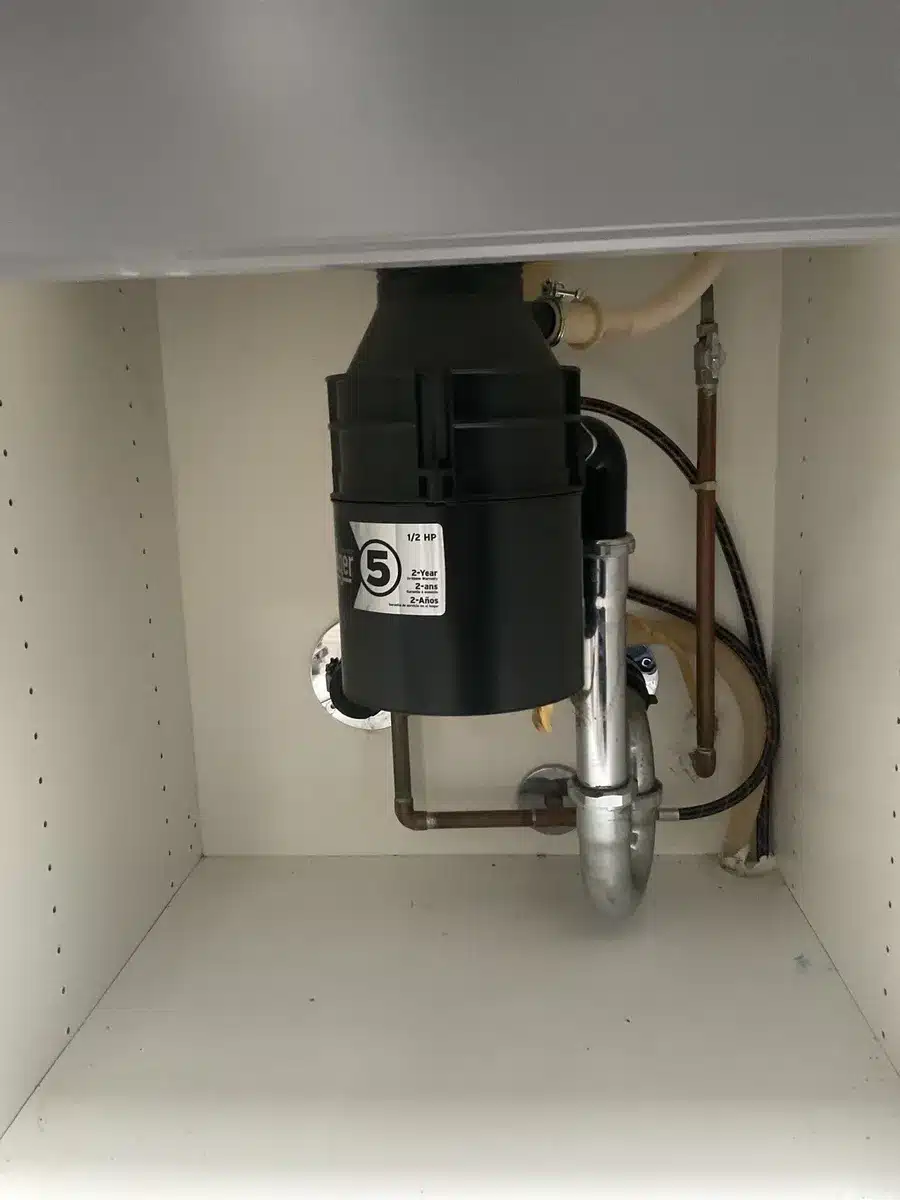 garbage disposal installation in Pittsburgh, PA by Taggart Plumbing