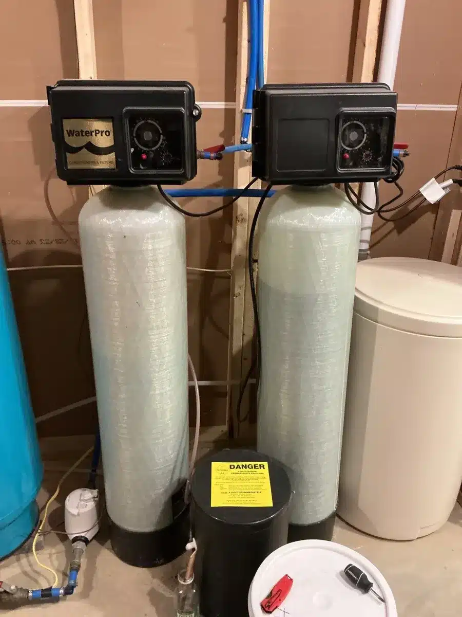 Whole-house water filtration and softener system installation in Pittsburgh, PA