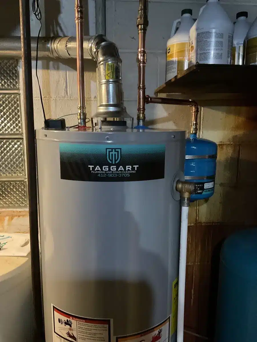 water heater replacement in Pittsburgh, PA by Taggart Plumbing