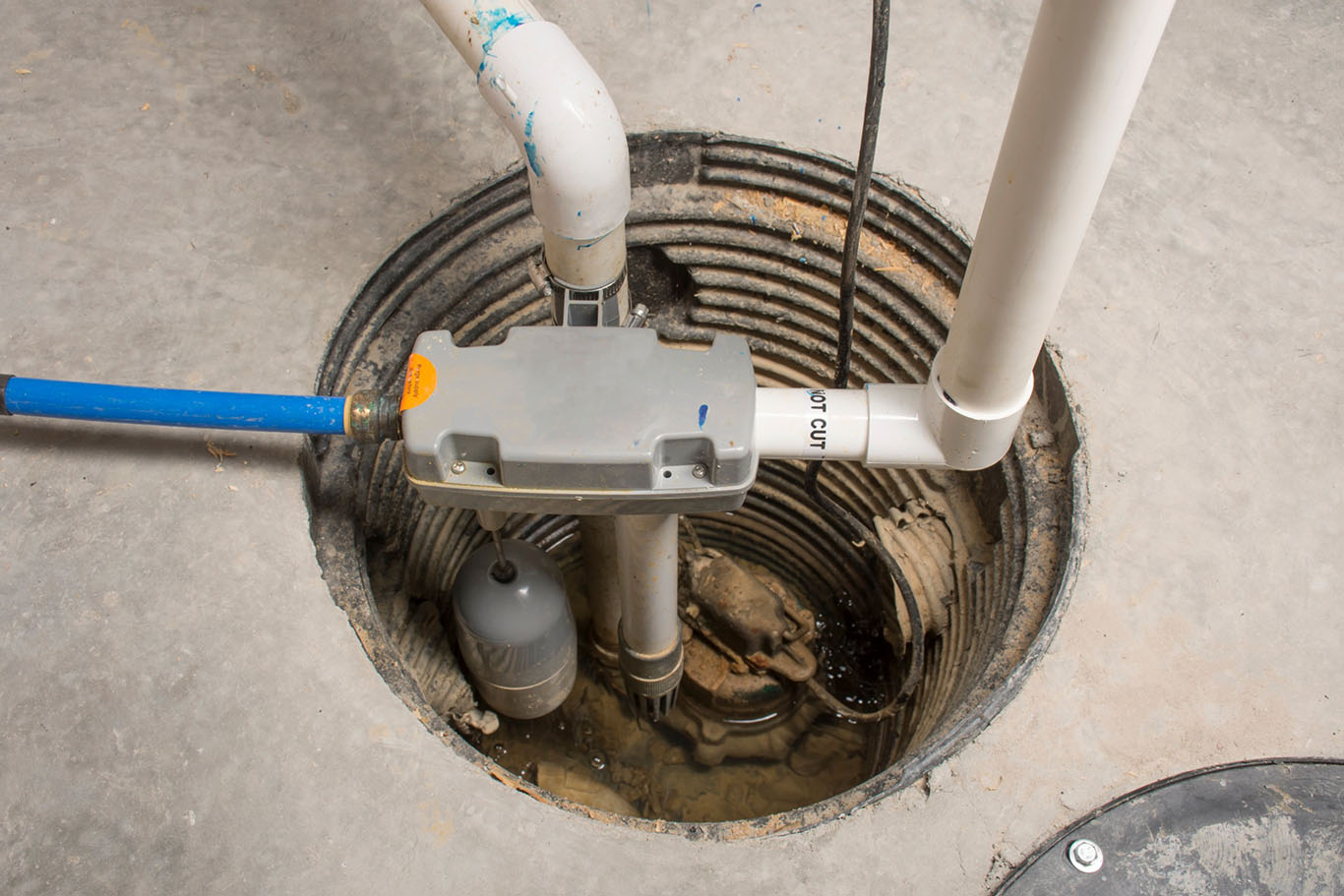 Sump pump in Pittsburg, PA.