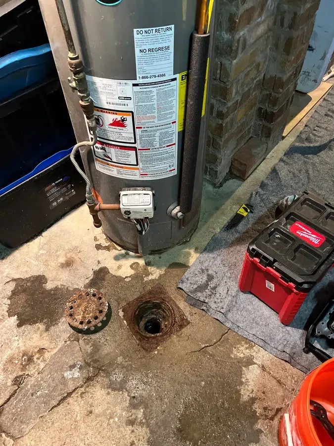 Water heater installation