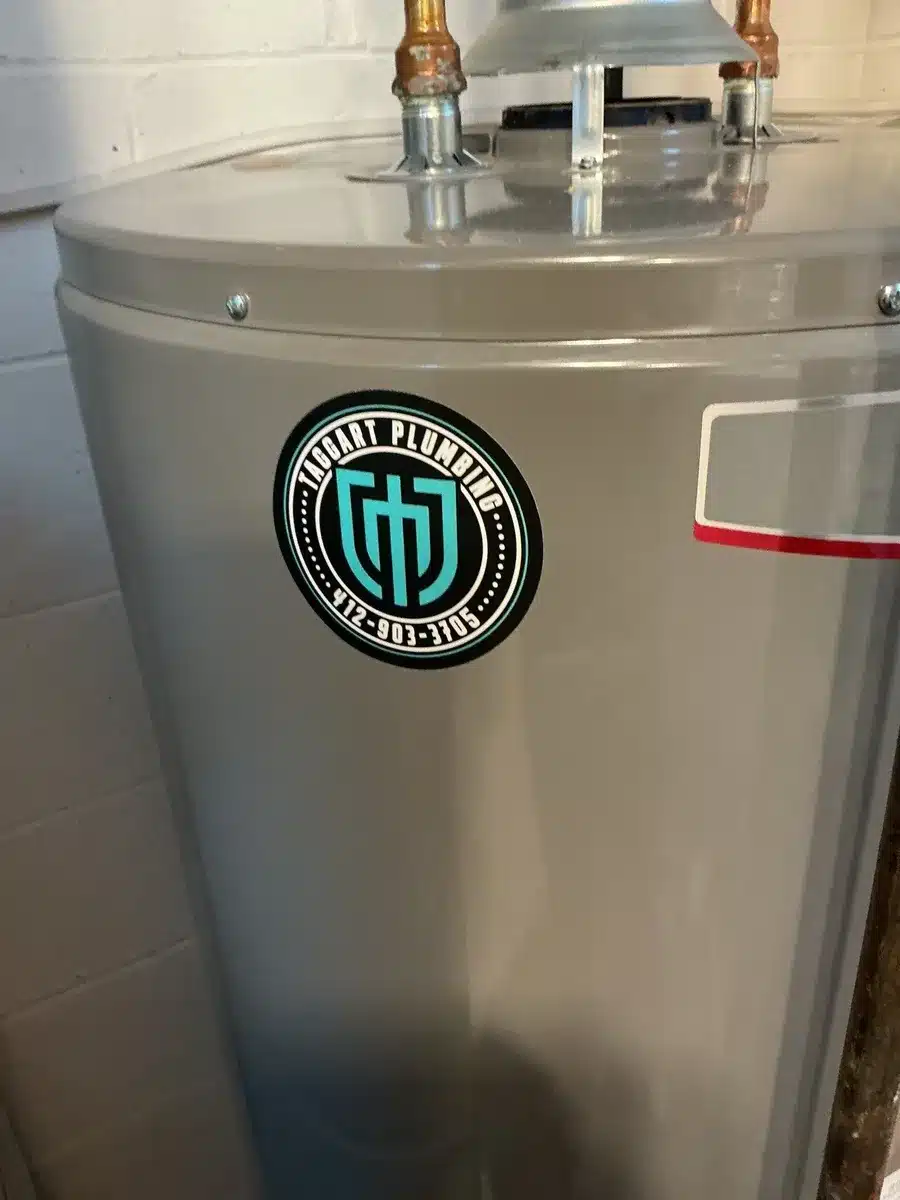 Residential water heater installation in Pittsburgh, PA by Taggart Plumbing