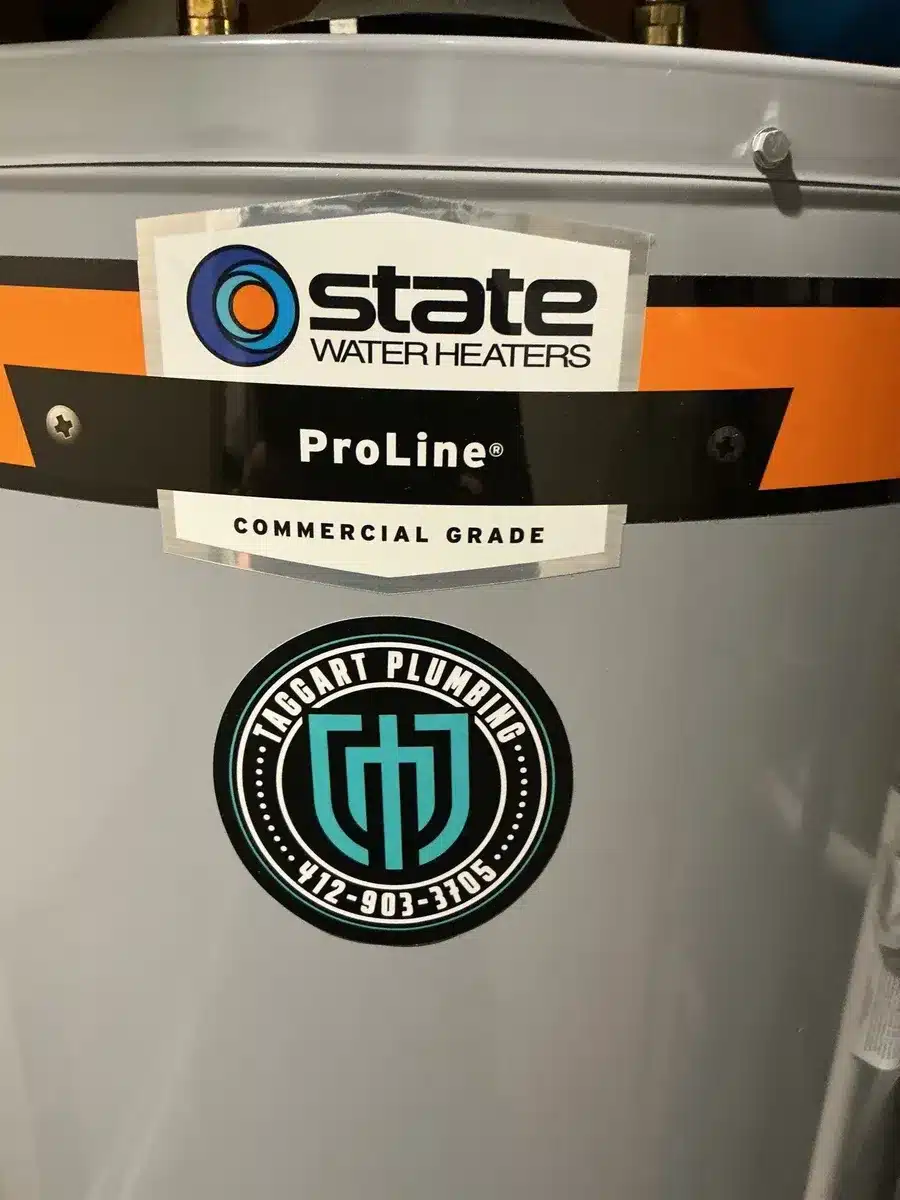 State ProLine water heater installation in Pittsburgh, PA by Taggart Plumbing